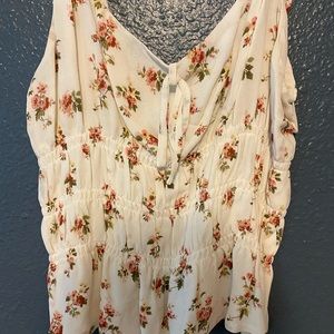 Reformation Smocked Top